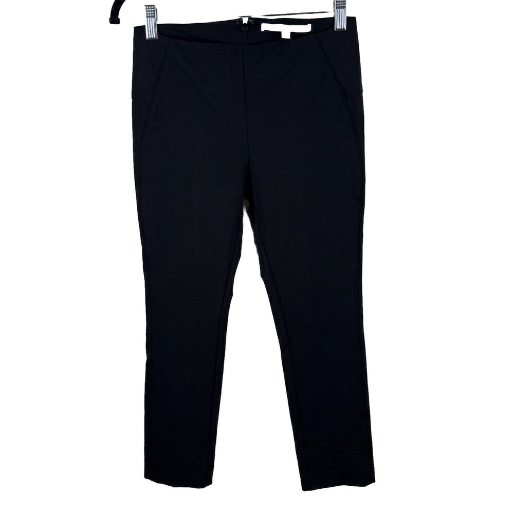 Veronica Beard Pipes & Shaw Technical Stretch Pants Black Size 2 Slim
